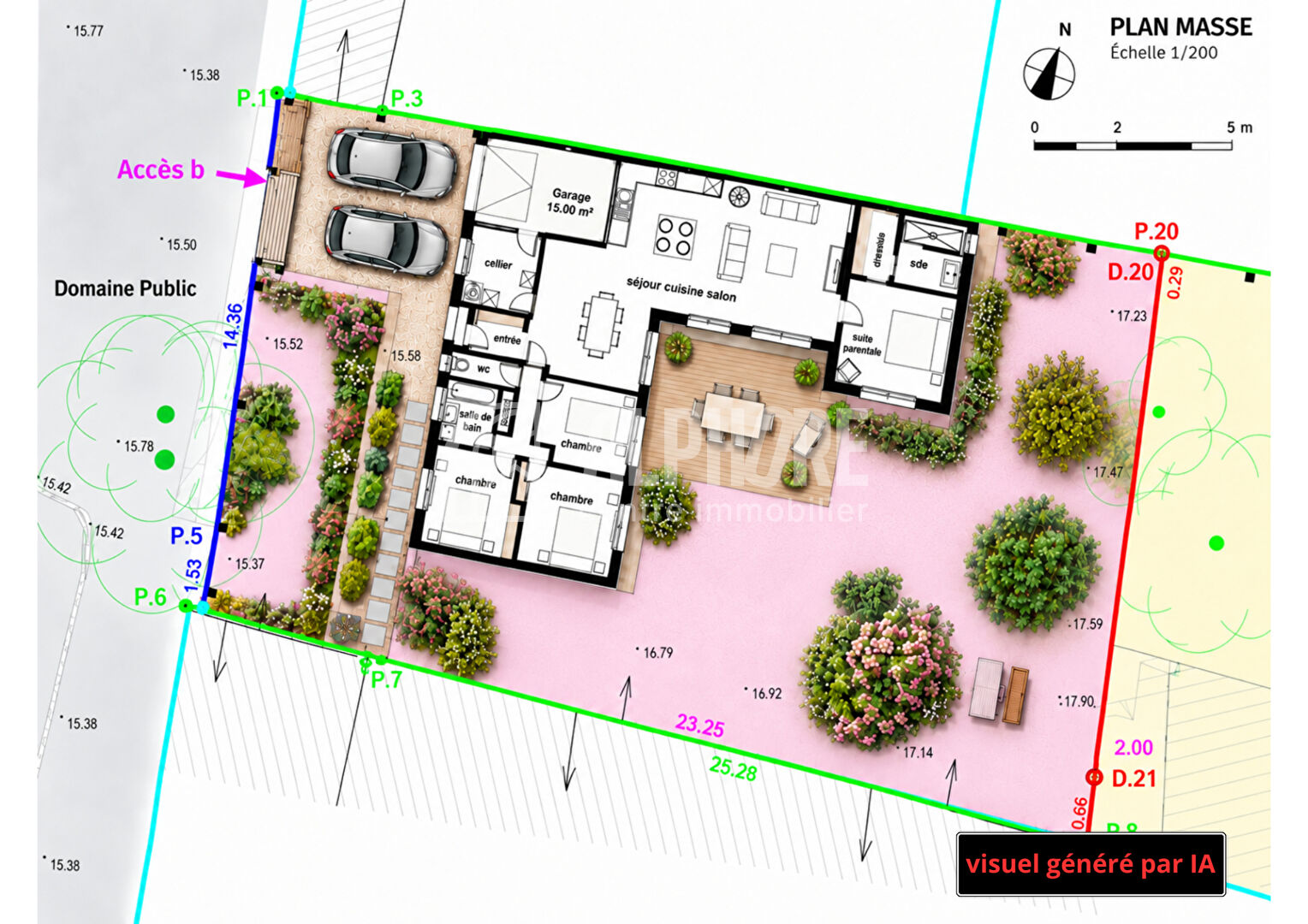 terrain reze 478 m2, proche tram · à Rezé · 107 000 €